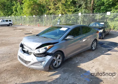 2016 Hyundai Elantra Value Edition from USA, damaged, VIN 5NPDH4AE4GH799113
